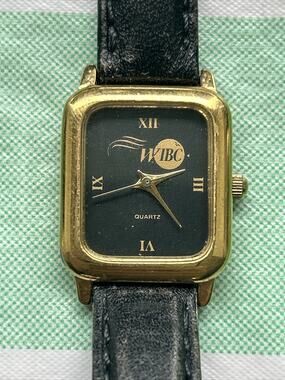 WIBC Gold Tone Black Dial Women’s Quartz Watch